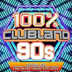 Сборник - 100% Clubland 90s (2017) MP3